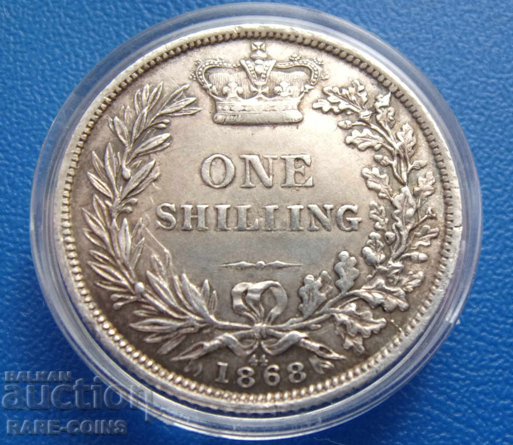 Anglia 1 Shilling 1868 (44) Original rar