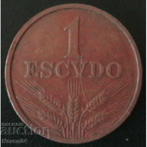 1 escudo 1970, Portugal