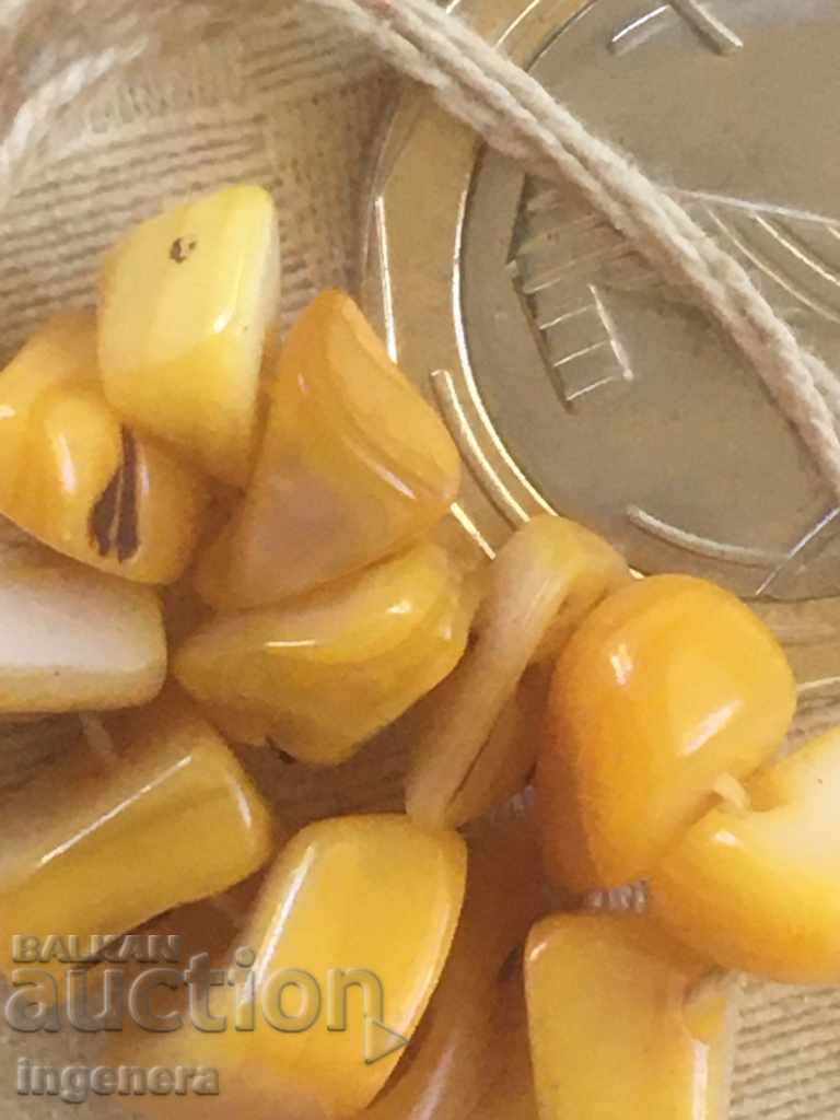 MINERAL STONE-CITRINE CALCITE AMBER OR OTHER - 5