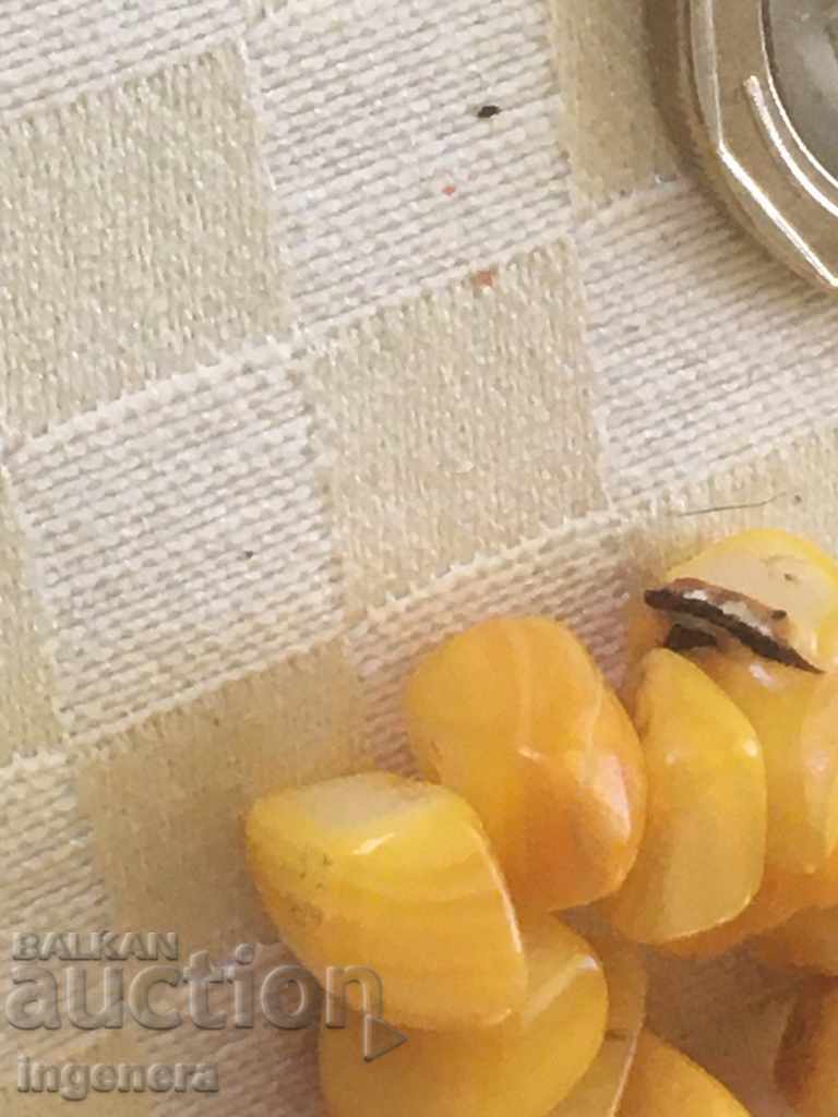 MINERAL STONE-CITRINE CALCITE AMBER OR OTHER - 6