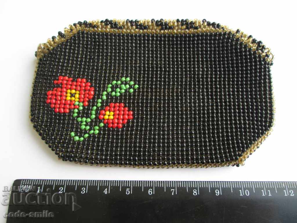 Auction Old antique purse beads beads Kingdom of Bulgaria Auction Old antique purse beads beads Kingdom of Bulgaria