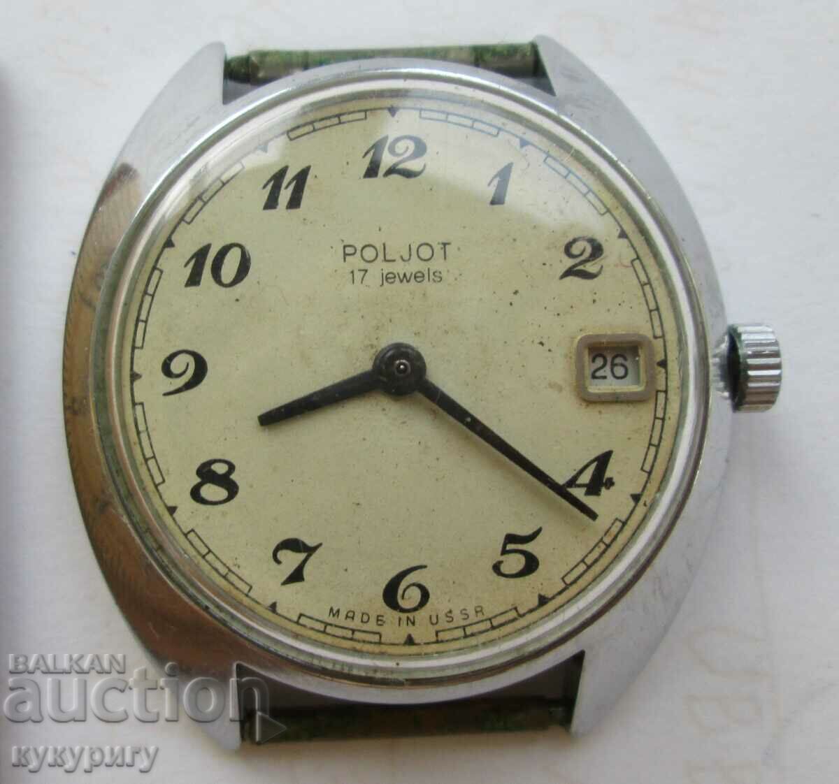 Star Sots USSR Russian manual men's watch Flight POLJOT 17J - 5