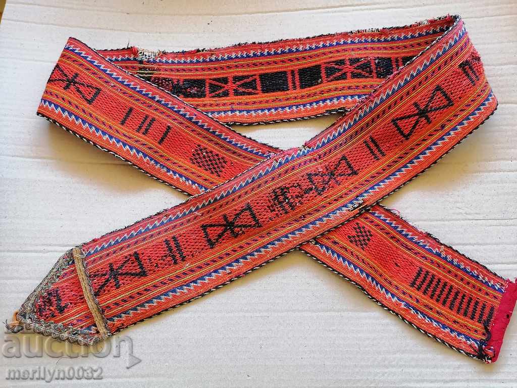 Old hand-knitted belt sash belt costume with price 95.00 BGN | € 48.57