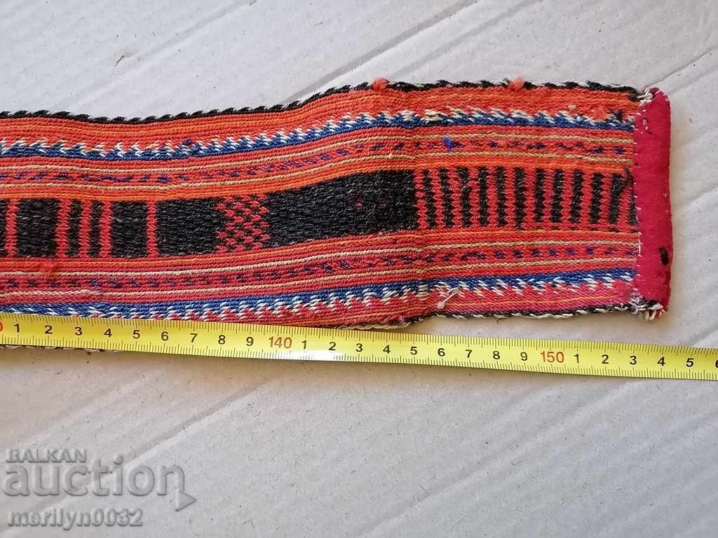 Auction  Old hand-knitted belt sash belt costume