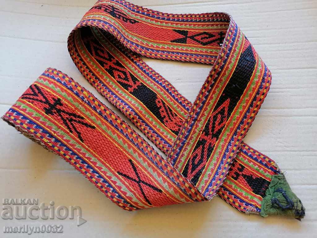 Old hand-knitted belt belt belt costume with price 115.00 BGN | € 58.80 Old hand-knitted belt belt belt costume with price 115.00 BGN | € 58.80