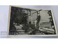 Пощенска картичка Балчик Из парка на двореца
