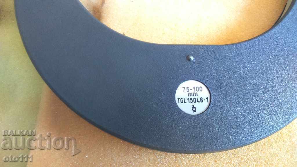 Delivery of MICROMETER 75-100 mm - SUHL - DDR Delivery of MICROMETER 75-100 mm - SUHL - DDR