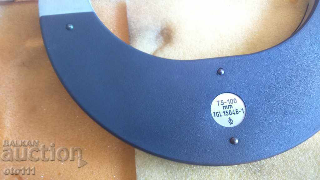 Delivery of MICROMETER 75-100 mm - SUHL - DDR Delivery of MICROMETER 75-100 mm - SUHL - DDR