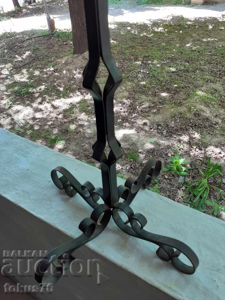 Delivery of Old wrought iron telephone table Delivery of Old wrought iron telephone table