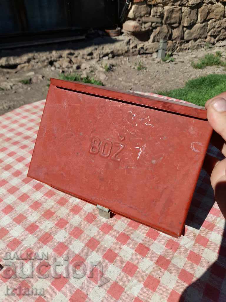 Old bucket, trash can, BDZ (Bulgarian State Railways) trash bin with price 65.00 BGN | € 33.23 Old bucket, trash can, BDZ (Bulgarian State Railways) trash bin with price 65.00 BGN | € 33.23