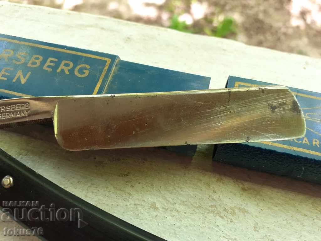 Auction  Old collector's German razor Solingen gebr. Weyersberg