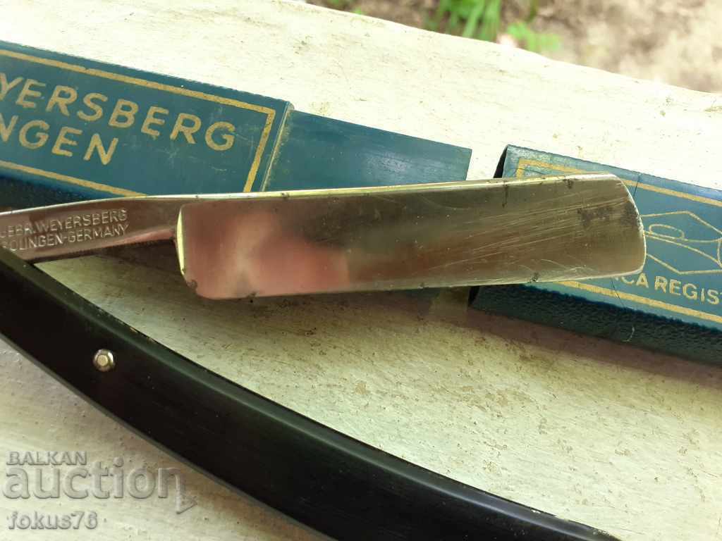 Delivery of Old collector's German razor Solingen gebr. Weyersberg