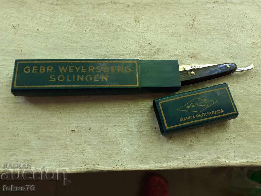 Old collector's German razor Solingen gebr. Weyersberg - 6