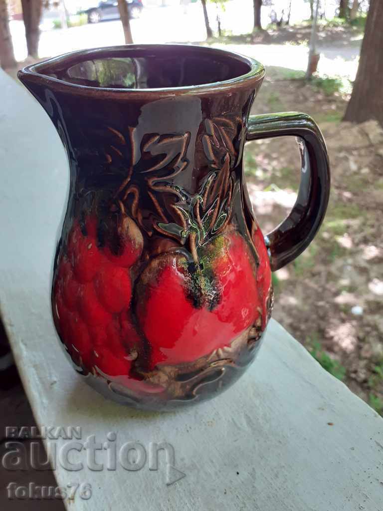 Very beautiful old jug of German ceramics - markings with price 70.00 BGN | € 35.79 Very beautiful old jug of German ceramics - markings with price 70.00 BGN | € 35.79