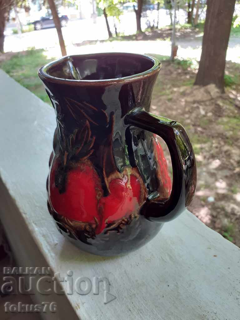 Delivery of Very beautiful old jug of German ceramics - markings Delivery of Very beautiful old jug of German ceramics - markings