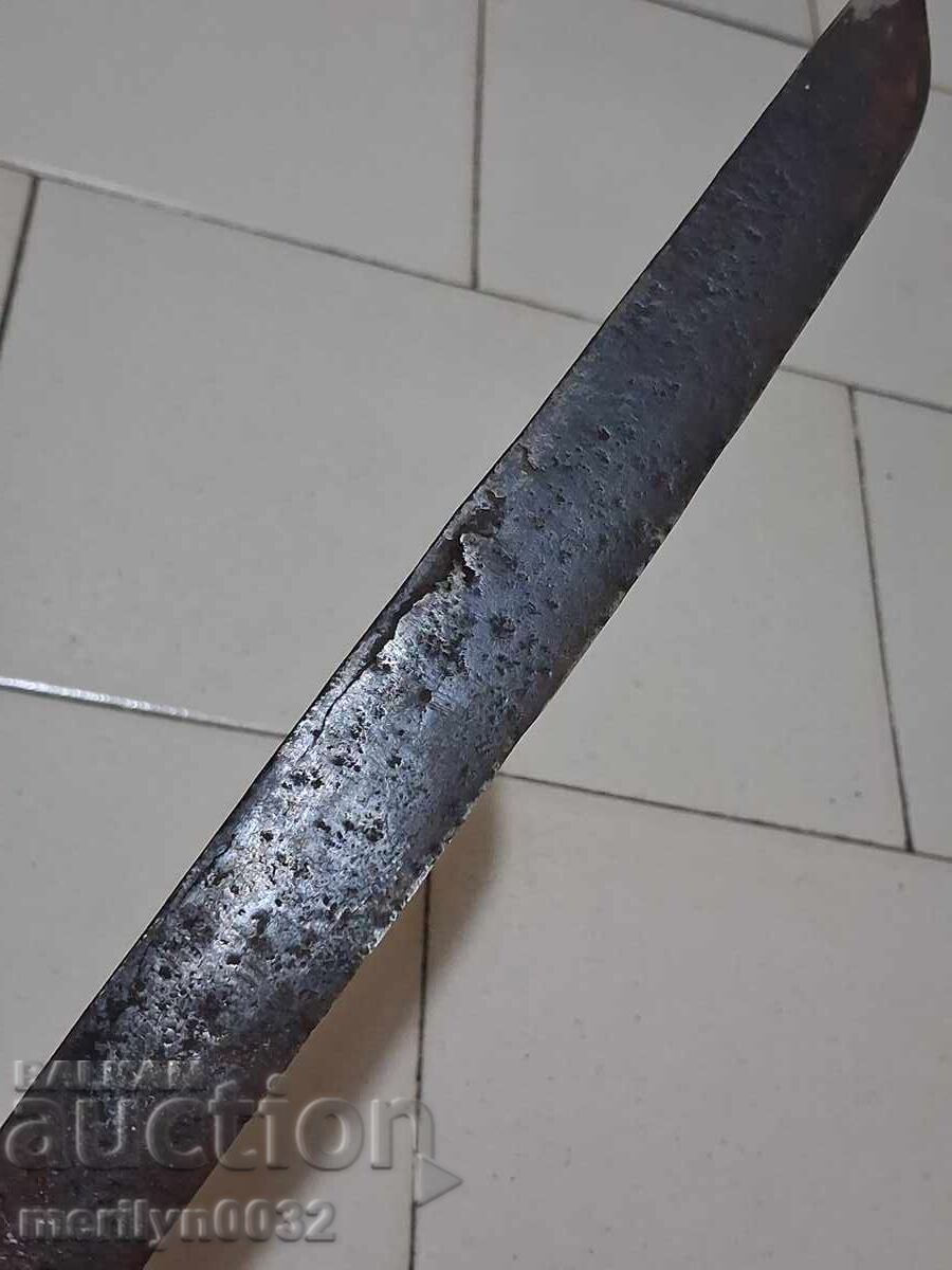 Παράδοση Σουγιάς βοσκού με θήκη, κεράτινη λαβή, βουβάλινο κέρατο, μπουγιούνοβιτς, καρακουλάκ