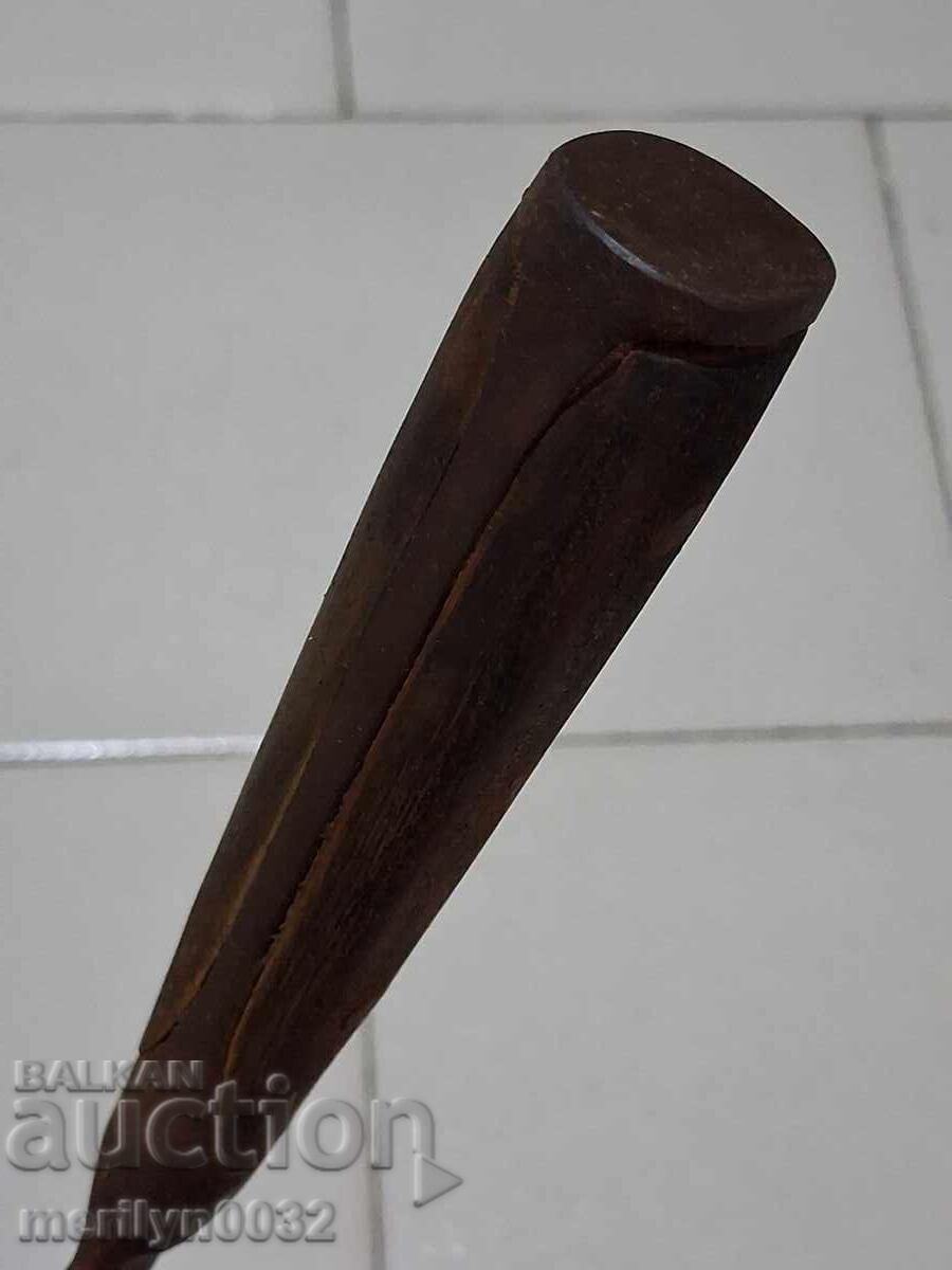 Σουγιάς βοσκού με θήκη, κεράτινη λαβή, βουβάλινο κέρατο, μπουγιούνοβιτς, καρακουλάκ - 5