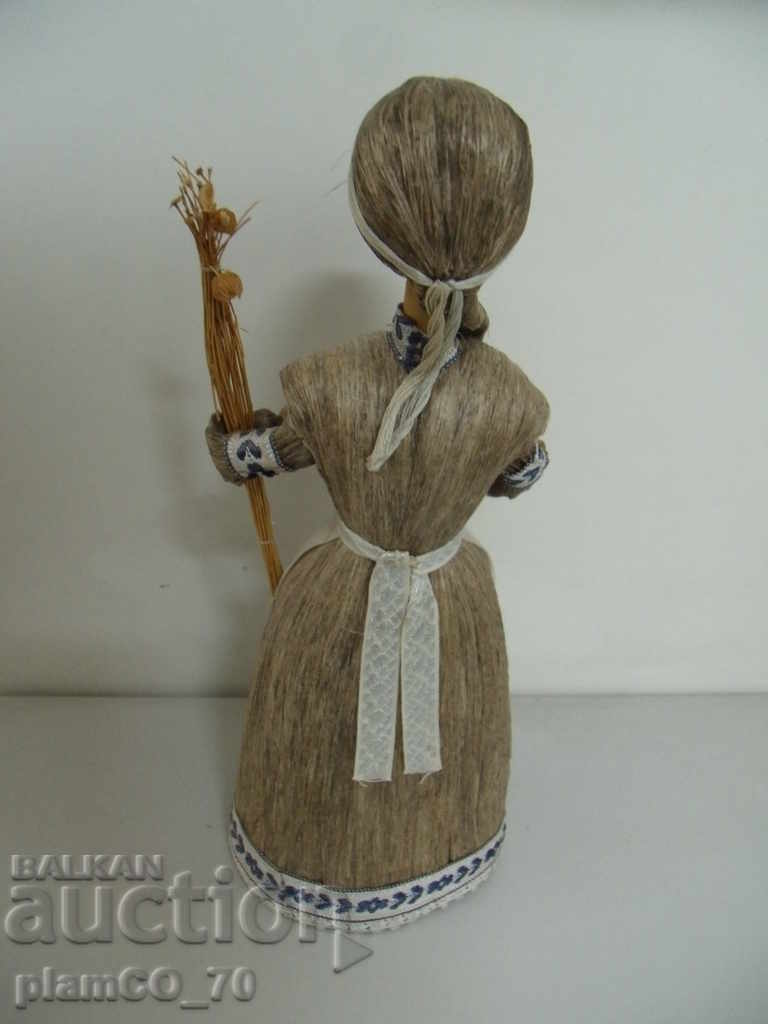 № * 5308 old decorative wooden doll with price 10.00 BGN | € 5.11
