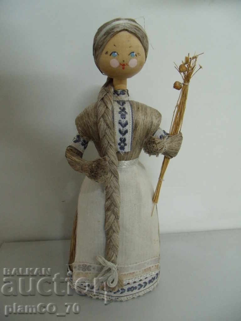 Decorative * 5308 παλιά διακοσμητική ξύλινη κούκλα