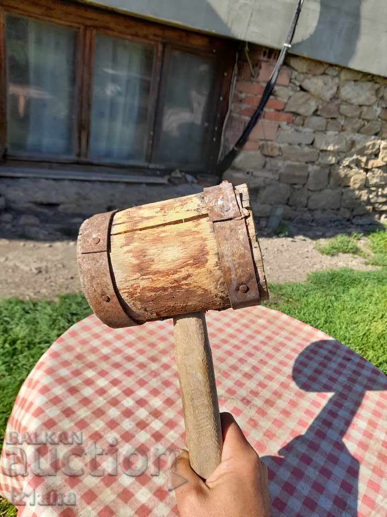 Παλιό Ξύλινο Σφυρί - 5