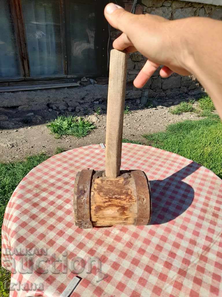 Παλιό Ξύλινο Σφυρί - 7