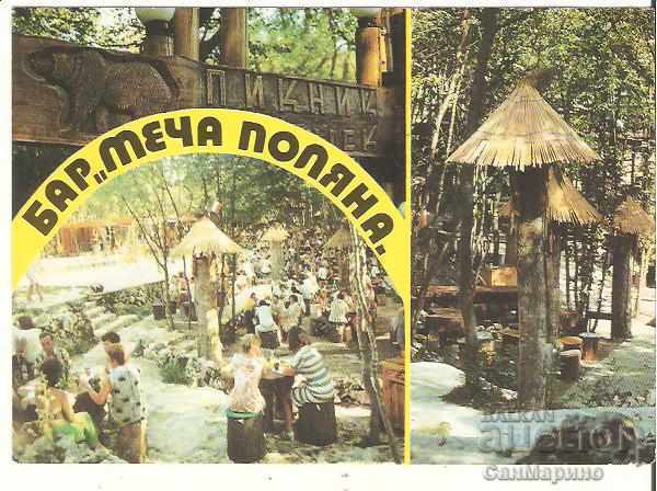 Card Bulgaria Varna Golden Sands Mecha Polyana Bar 1 *