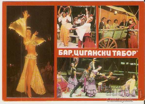 Card Bulgaria Varna Golden Sands Bar "Tsig.tabor" 3 *