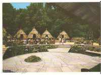 Καρτ ποστάλ Βουλγαρία Βάρνα Golden Sands Bar "καλύβες" 3 *