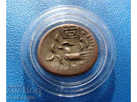 Cambodia ½ Fuang (2 Pe) 1700 - 1800 Silver Rare Original