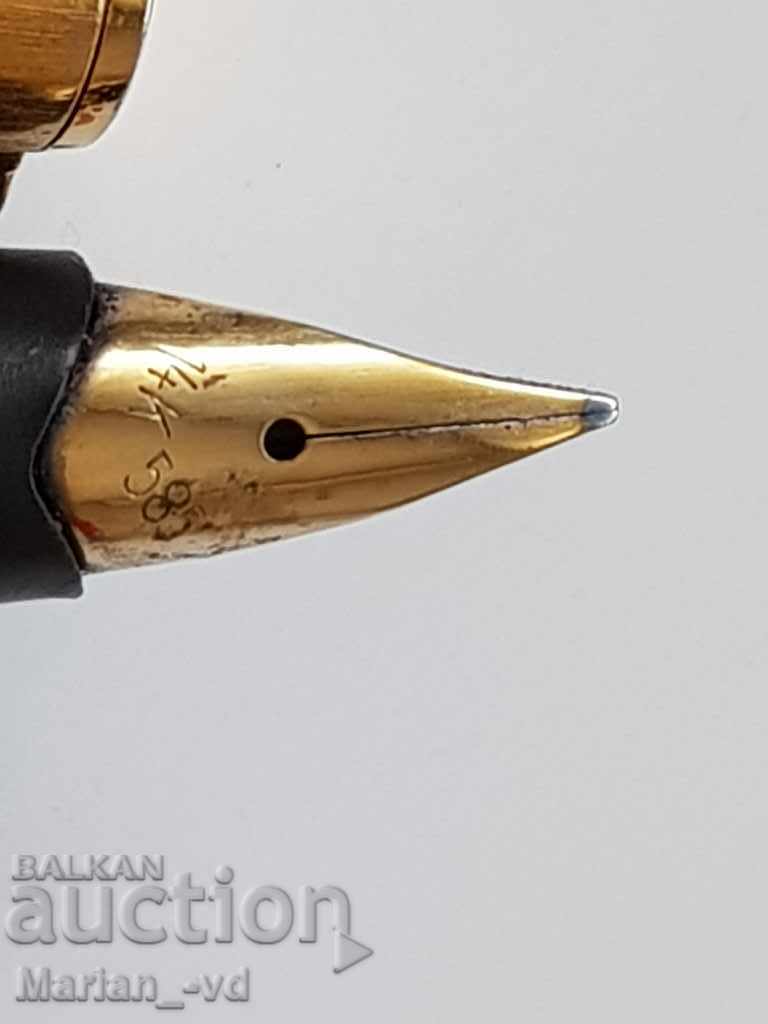 Stilou BÖHLER cu stilou auriu de 14 carate cu preț 120.00 BGN | € 61.36