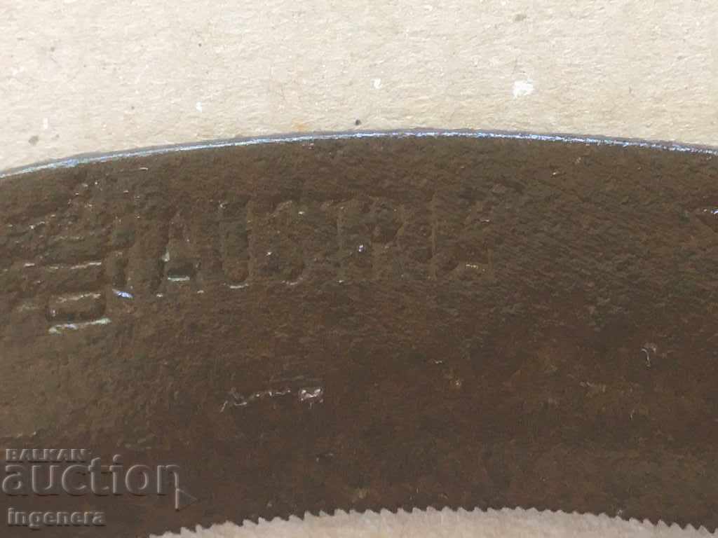 SICKLE GERMAN FORGED TOOL BLADE KOSER AUSTRIA MARKED with price 41.00 BGN | € 20.96 SICKLE GERMAN FORGED TOOL BLADE KOSER AUSTRIA MARKED with price 41.00 BGN | € 20.96