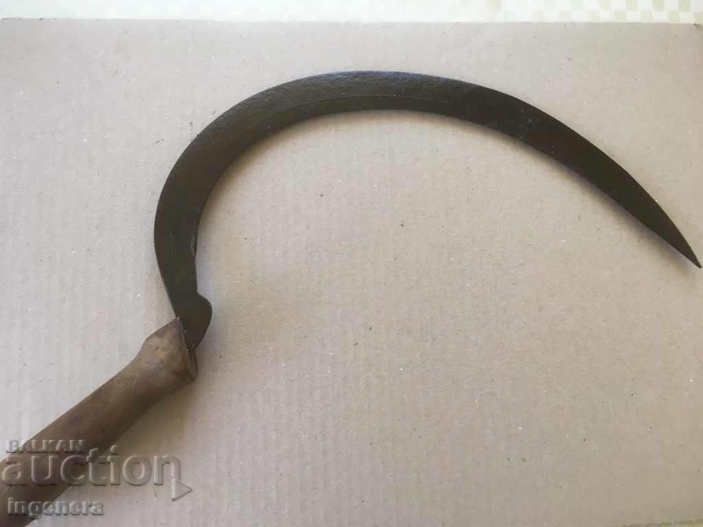 SICKLE GERMAN FORGED TOOL BLADE KOSER AUSTRIA MARKED - 6 SICKLE GERMAN FORGED TOOL BLADE KOSER AUSTRIA MARKED - 6