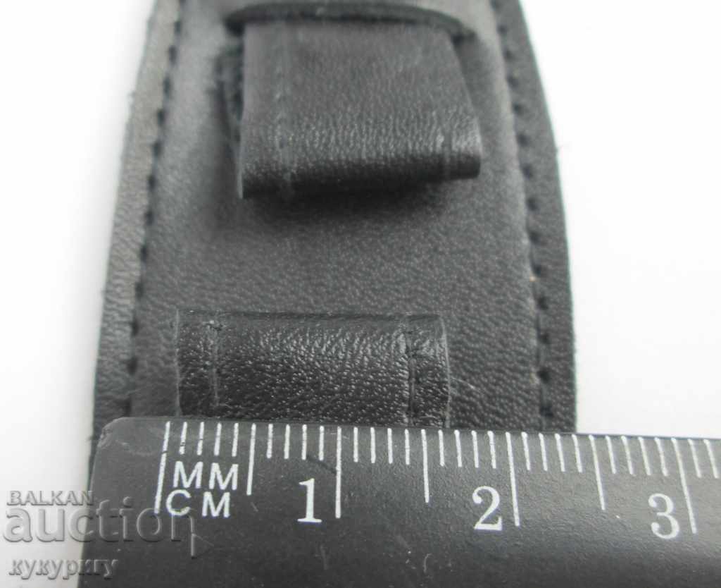 Auction Old leather strap chain for antique wristwatch Auction Old leather strap chain for antique wristwatch