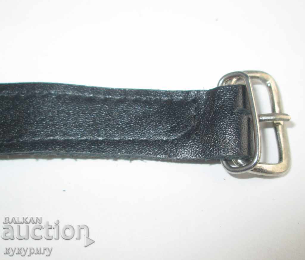 Delivery of Old leather strap chain for antique wristwatch Delivery of Old leather strap chain for antique wristwatch