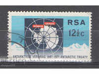 1971. Africa de Sud-Vest. 10 ani de la Tratatul antarctic. R.
