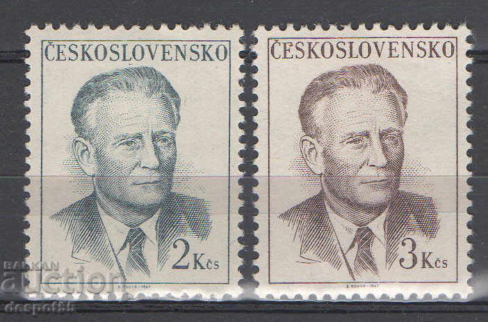 1967. Czechoslovakia. President Novotny.
