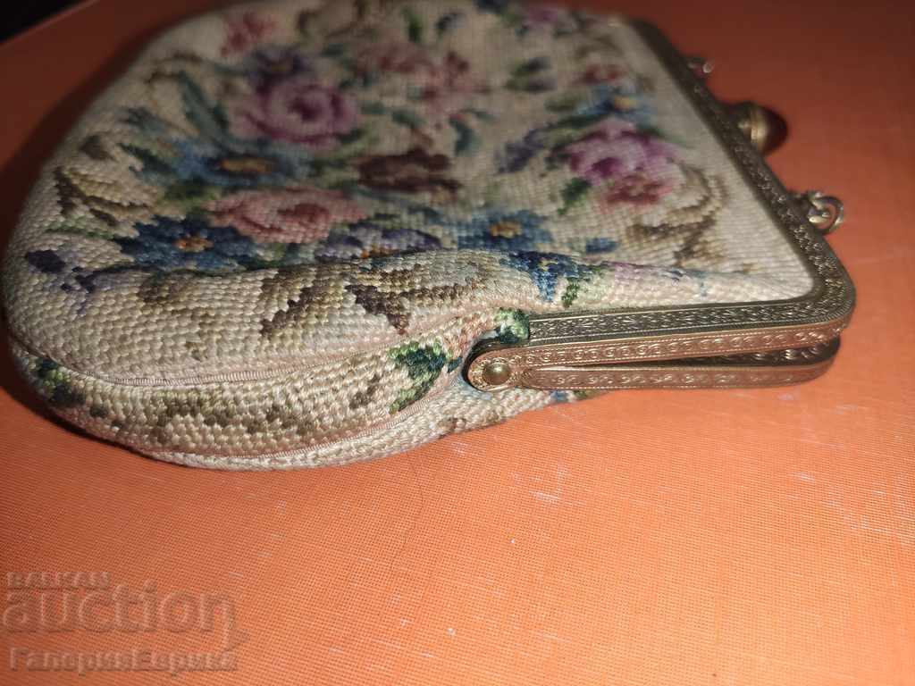 Old bag / purse / embroidery stones - 5 Old bag / purse / embroidery stones - 5