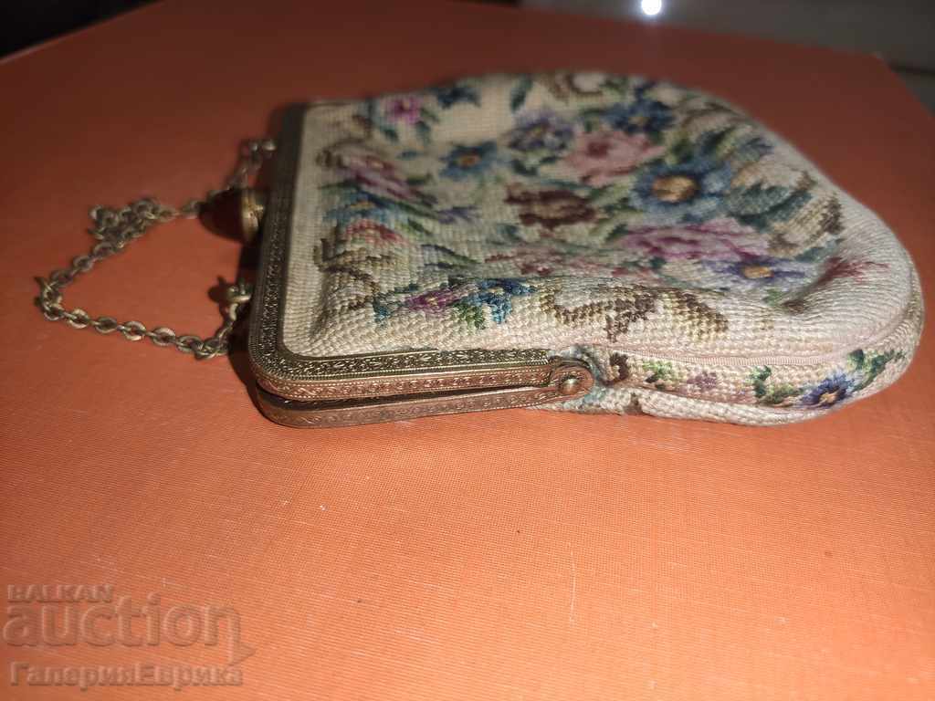 Old bag / purse / embroidery stones - 6 Old bag / purse / embroidery stones - 6