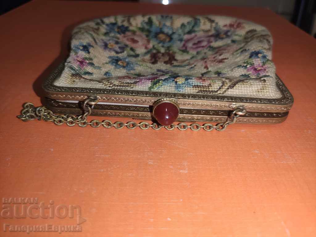 Old bag / purse / embroidery stones - 7 Old bag / purse / embroidery stones - 7