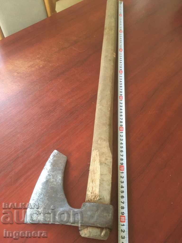 AX AX AX STAR OLD LARGE TOOL WITH HANDLE