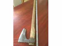 AX AX AX STAR OLD LARGE TOOL WITH HANDLE