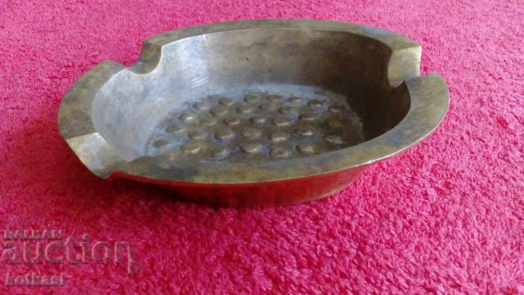 Old metal bronze ashtray - 6 Old metal bronze ashtray - 6