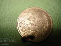 COIN 1 BGN 1910 COINS silver