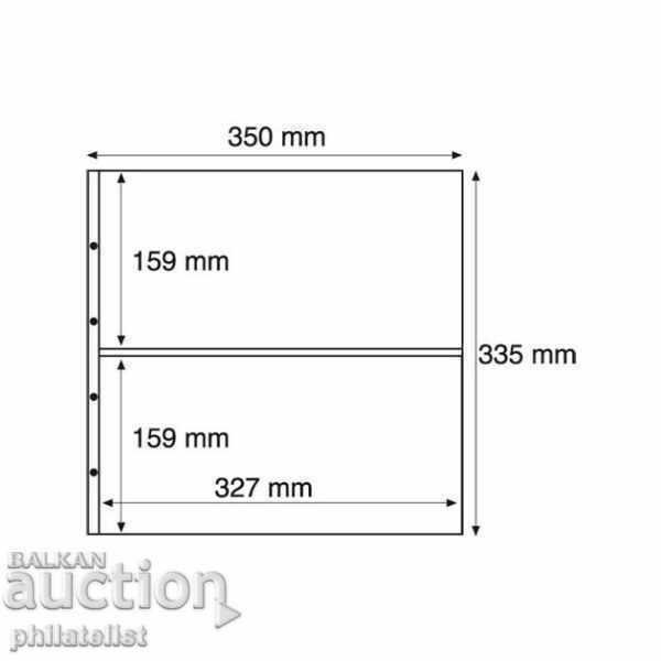 Auction  Leuchtturm Maximum 2C sheet for 6 cards / op 5 pcs. /