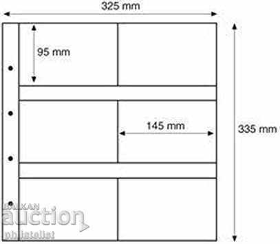 Leuchtturm Maximum 2C лист за 6 картички / оп 5 бр. /