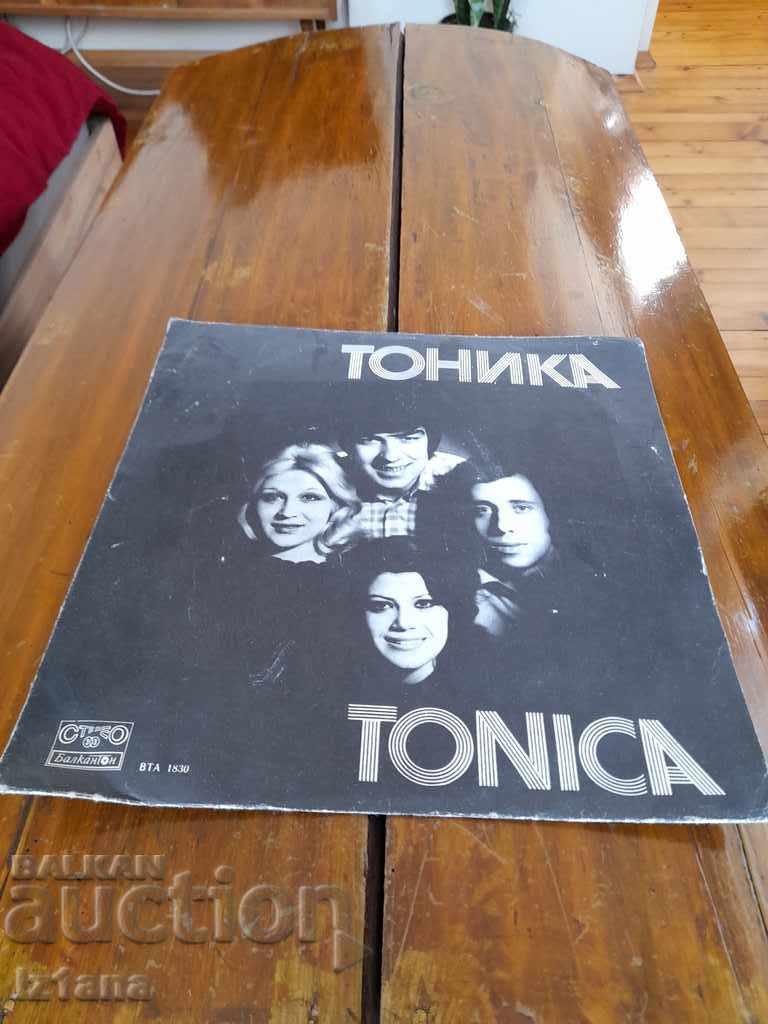 Gramophone plate Tonika