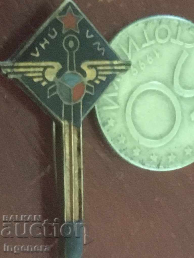 Delivery of OLD ENAMEL BADGE