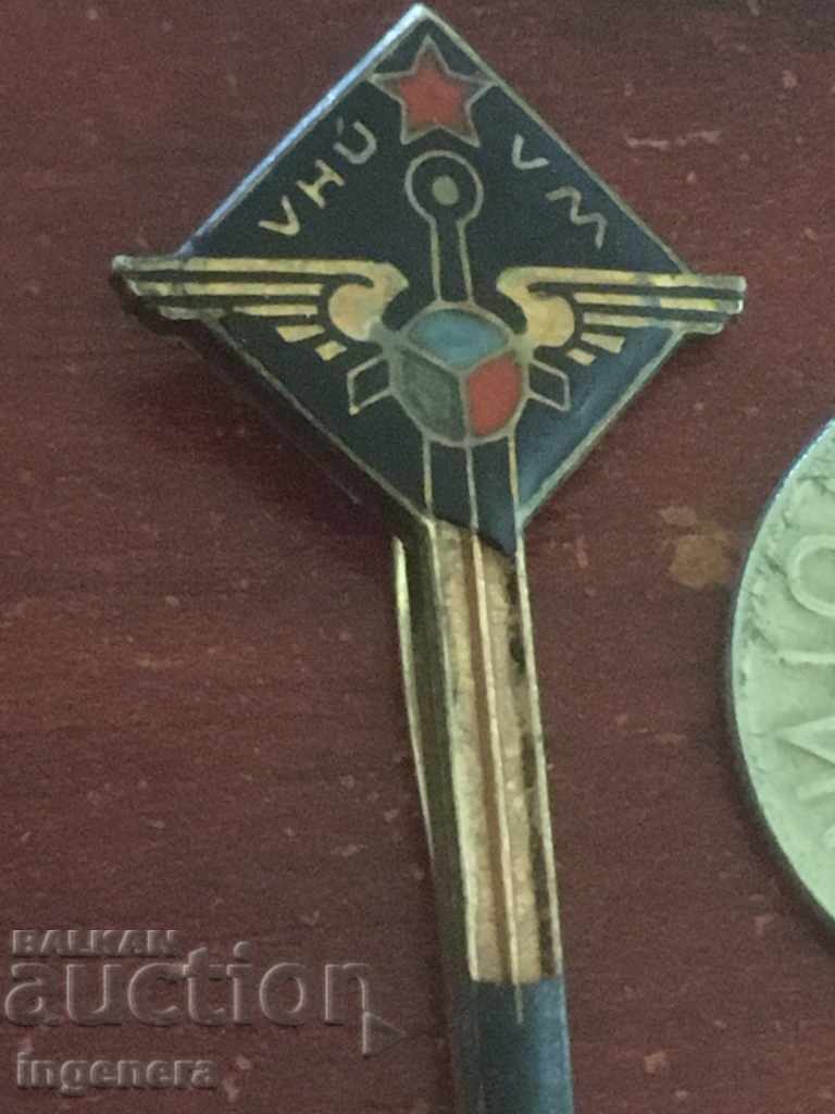OLD ENAMEL BADGE
