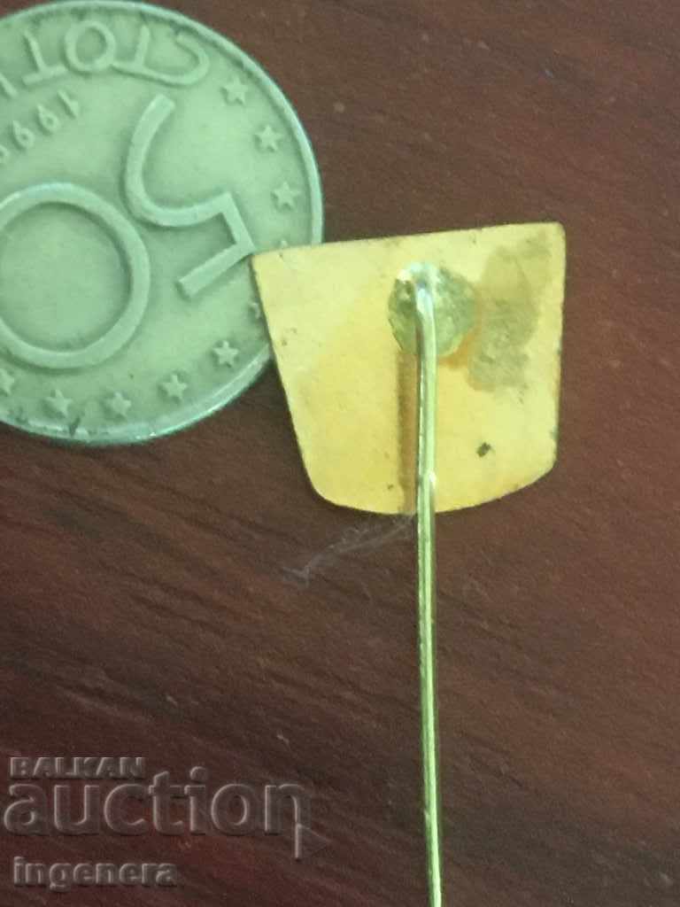 Auction  ENAMELED BADGE