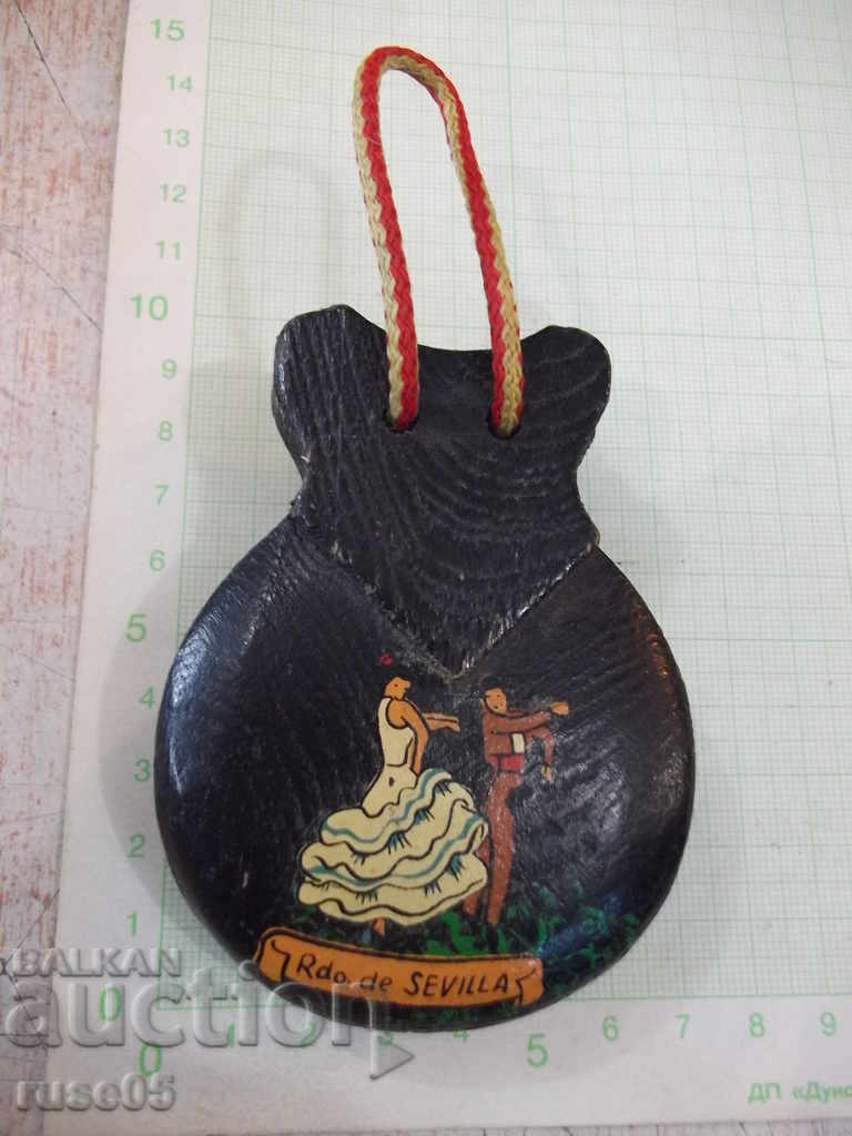 Auction Wooden castanets - 2 Auction Wooden castanets - 2